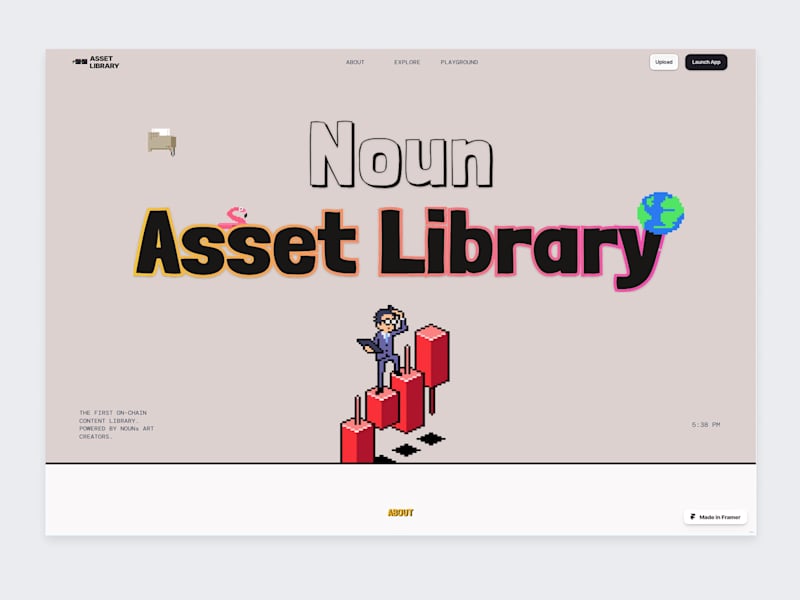 Cover image for Noun Website : Figma to Framer Implementation