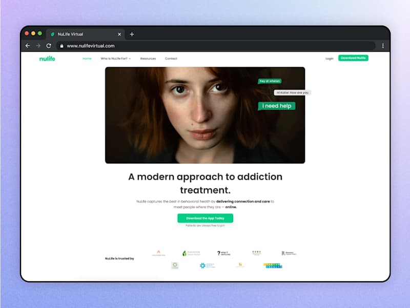 Cover image for NuLife Landing Page