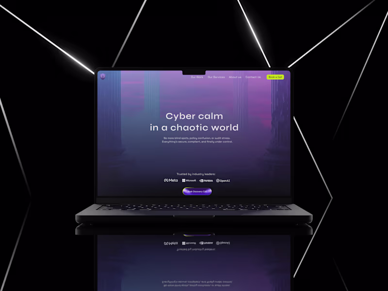 Cover image for CiceroSecurity website design