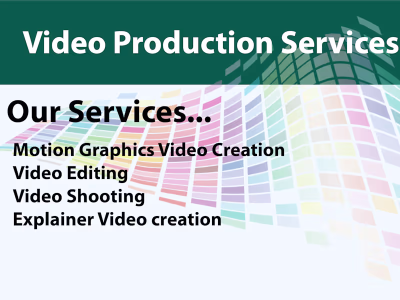 Cover image for Unleash Visual Stories Through Expert Video Production Service