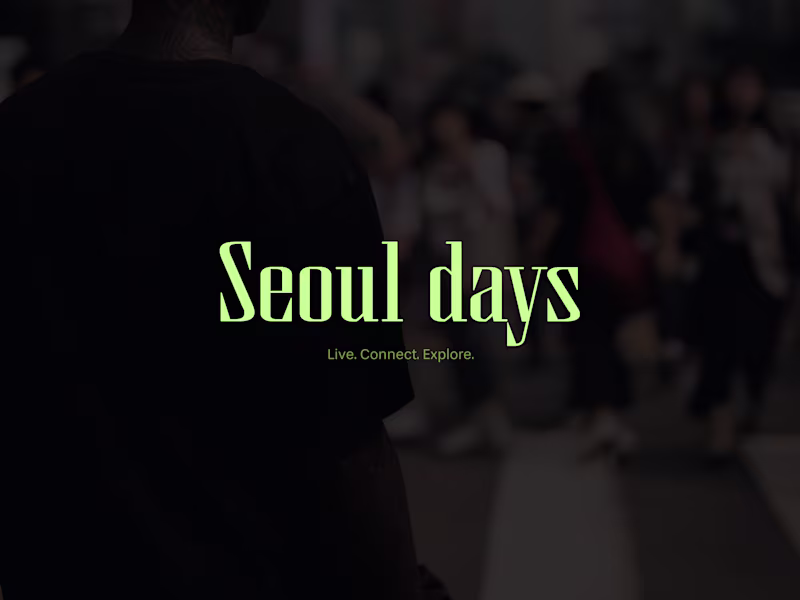 Cover image for Seoul Days Global Community Platform
