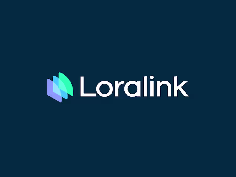 Cover image for Loralink – Logo design