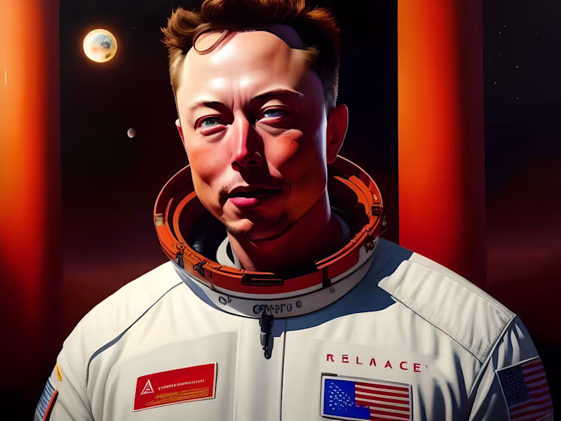 Cover image for AI ART PORFOLIO - Sir Elon Musk