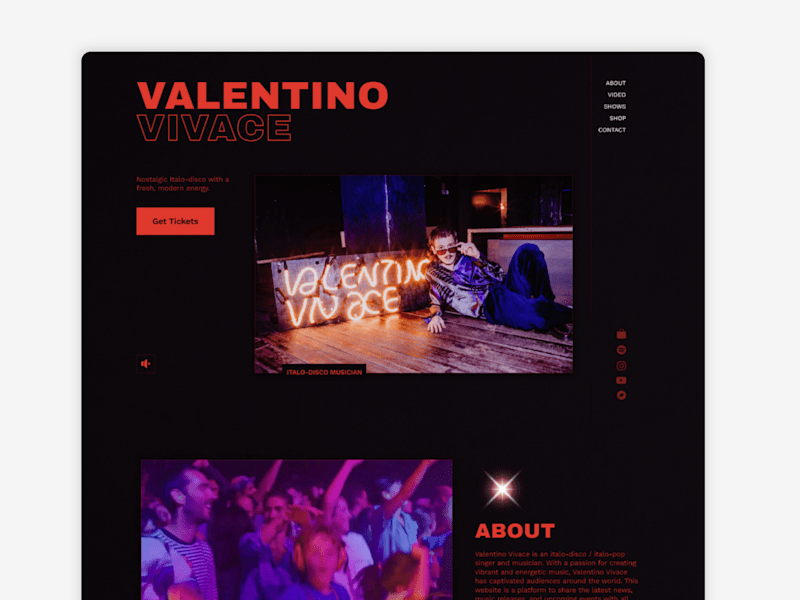 Cover image for Valentino Vivace | Framer Website