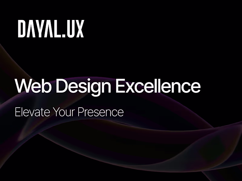Cover image for Web Design : Elevate Your Presence