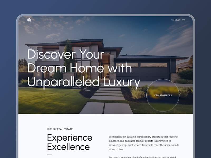 Cover image for Regal Realty - Luxury Property Real Estate (Wix Studio Template)