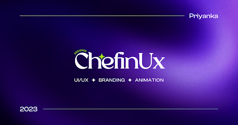 Cover image for ChefinUX Portfolio Website