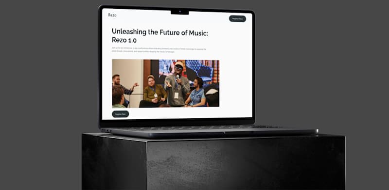 Cover image for Rezo 1.0 Conference - UI/UX Case Study