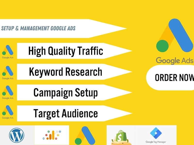 Cover image for I will create a google ads adwords PPC campaign for you, startin
