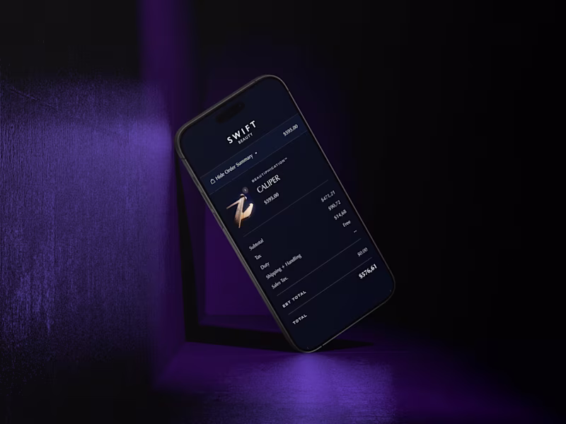 Cover image for Swift Beauty End-to-End Design