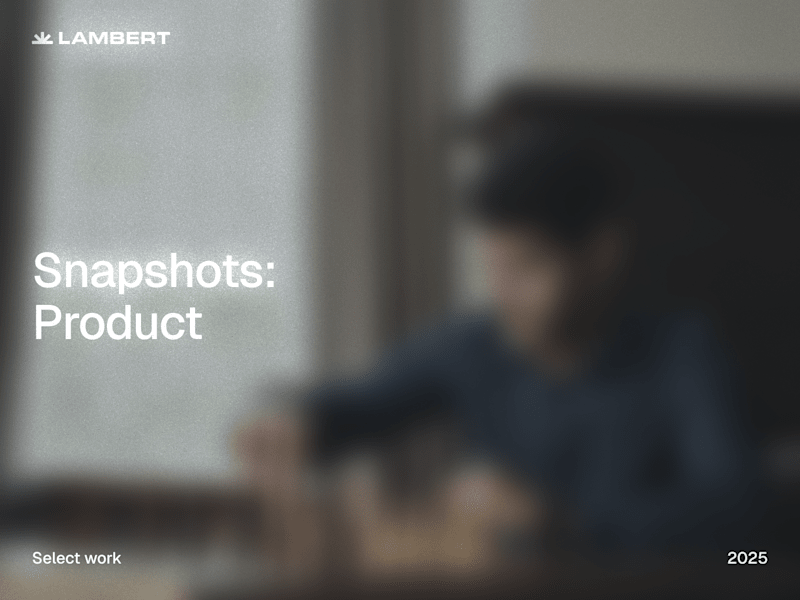 Cover image for Snapshots: Product