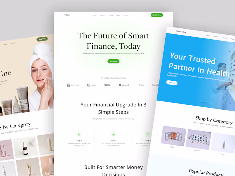 Cover image for Website Design | Landing Page Design in Framer | UI UX