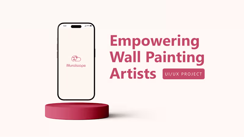 Cover image for Muralscape - UI/UX Project Case Study :: Behance