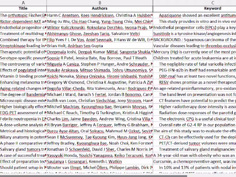 Cover image for Extract publications from PubMed based on research topics
