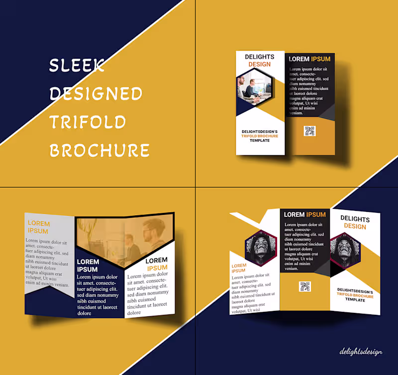 Cover image for Sleek designed Trifold Brochure delightsdesign :: Behance