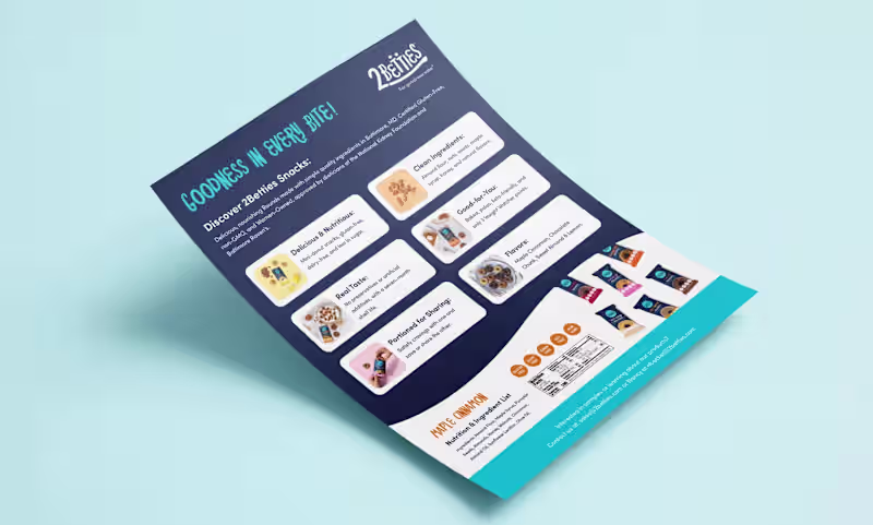 Cover image for One pager, flyer, sell sheet, or brochure