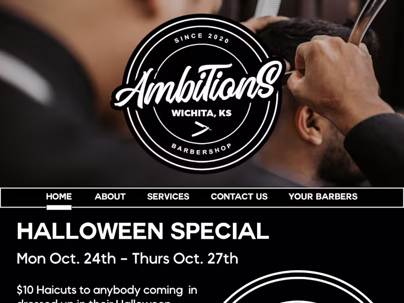 Cover image for Ambitions Website