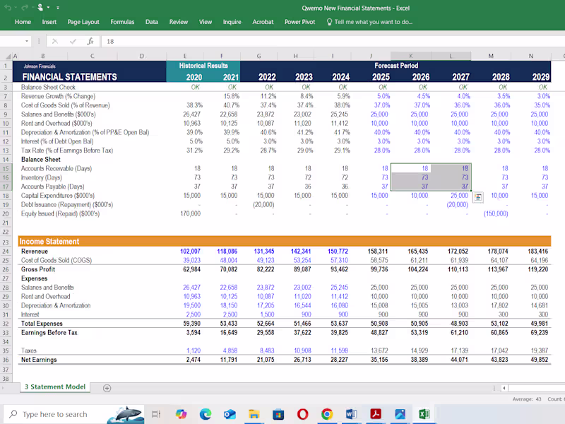 Cover image for Comprehensive Financial Model for Strategic Decision-Making 
