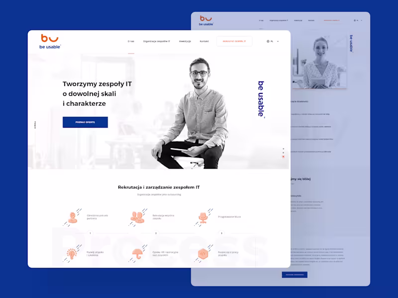Cover image for Be Usable - HR company focused on IT