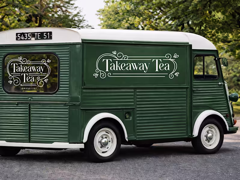 Cover image for A logo for Takeaway Tea,