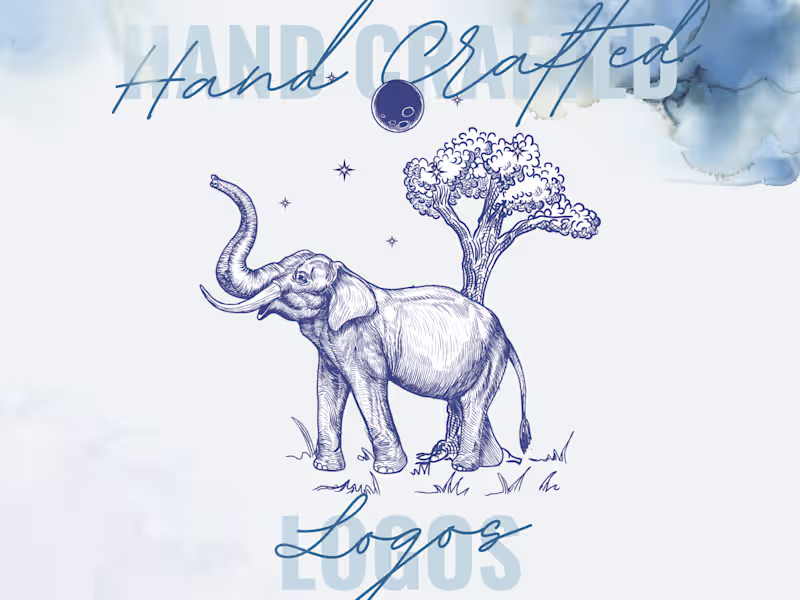 Cover image for Beautiful, Expressive, Hand Drawn Logo Design in Digital Format 