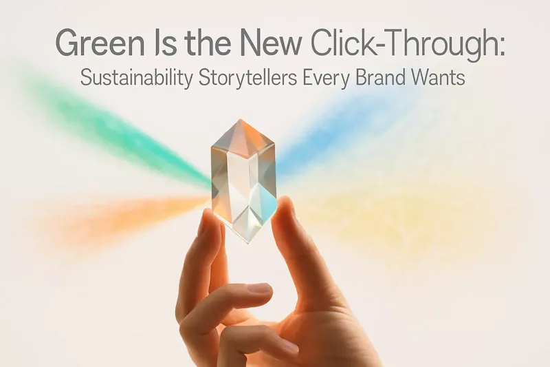 Cover image for Green Is the New Click-Through: Sustainability Storytellers Every Brand Wants