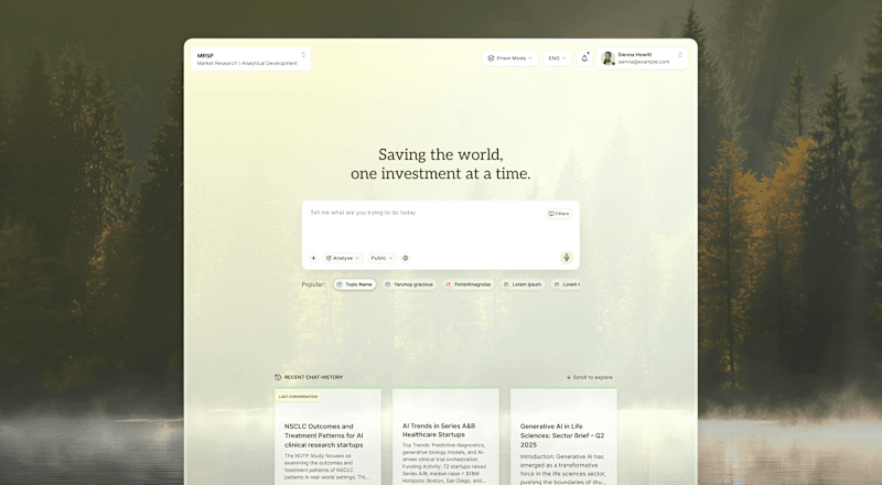 Cover image for GenAI Knowledge Mining Platform - User Research & Product Design