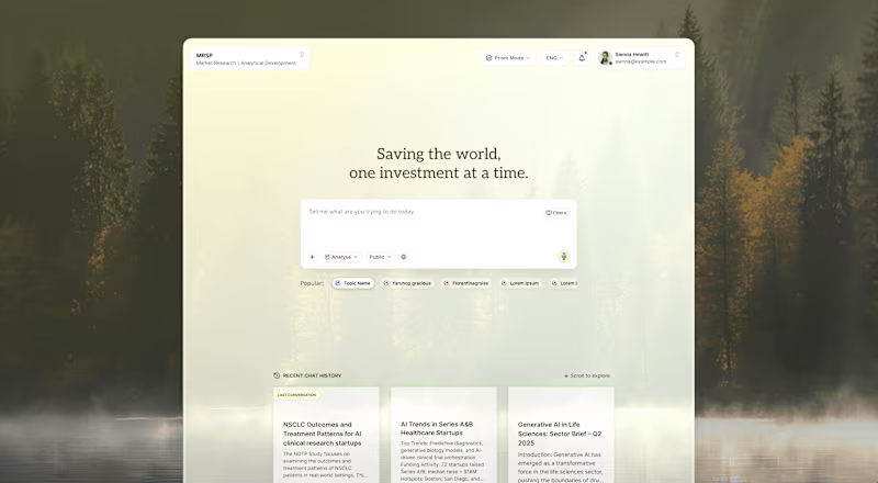 Cover image for GenAI Knowledge Mining Platform - User Research & Product Design