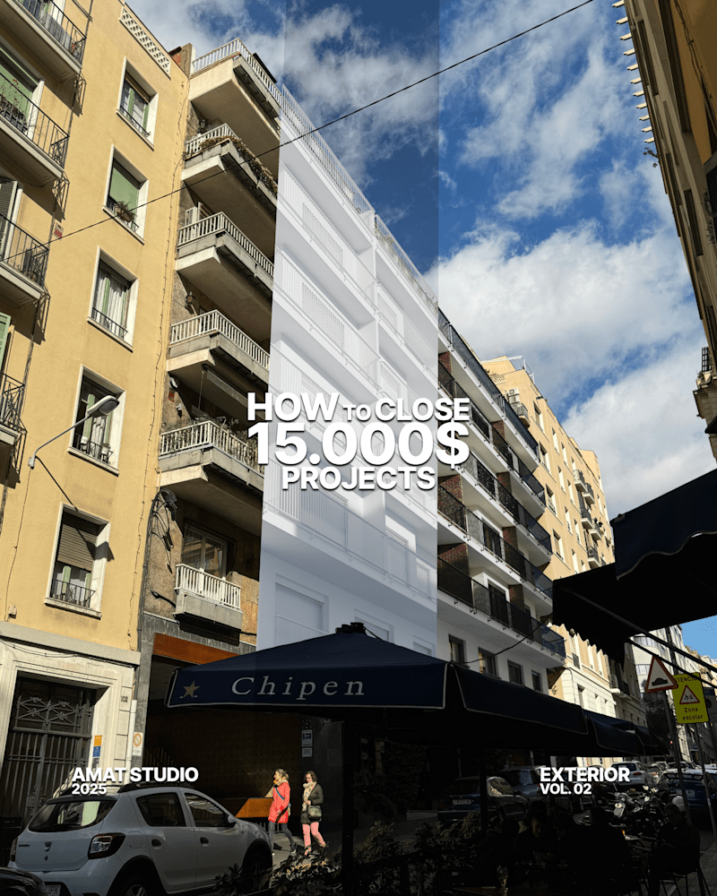 Cover image for Facade Renovation Carrer Laforja 196 / CGI