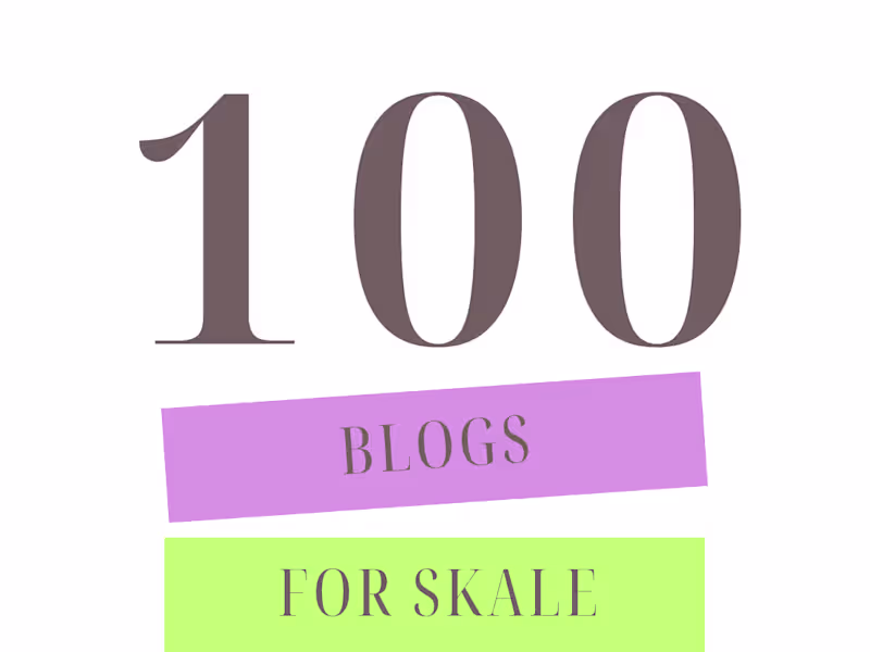 Cover image for I wrote 100 blog posts for Skale, here's what I achieved.🤯