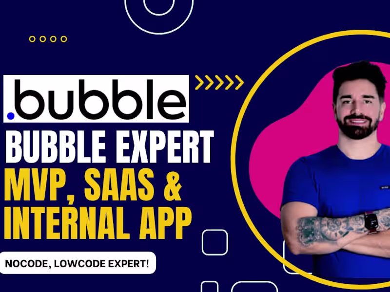 Cover image for I Will Build Your Web App, SaaS, or MVP Using No-Code