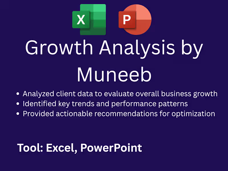 Cover image for Growth Analysis by Muneeb