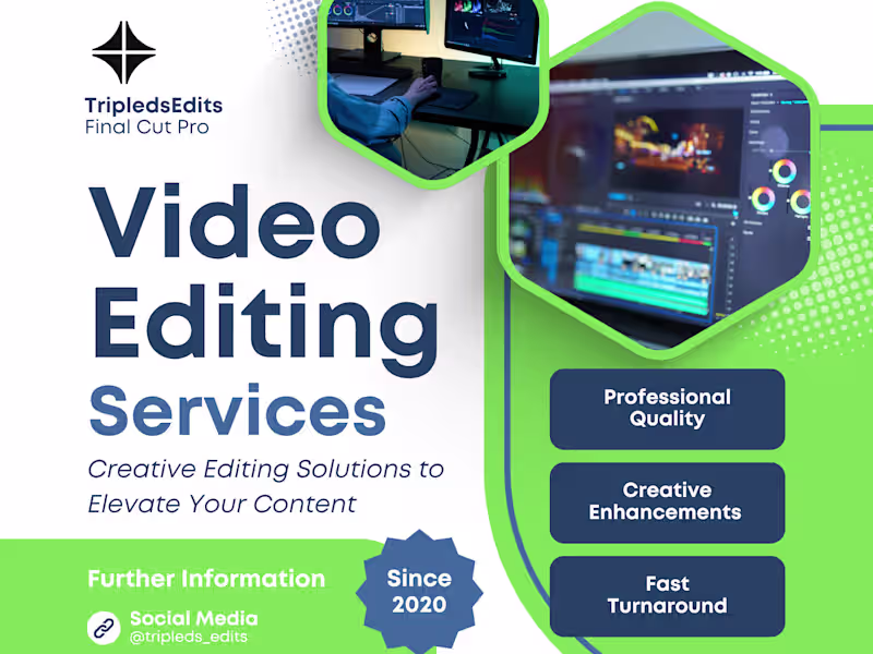 Cover image for Video Editing for Youtube/Youtube Shorts/Tiktok