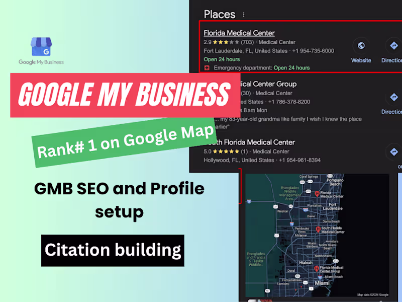 Cover image for You will get Google Local Business SEO service, GMB local SEO