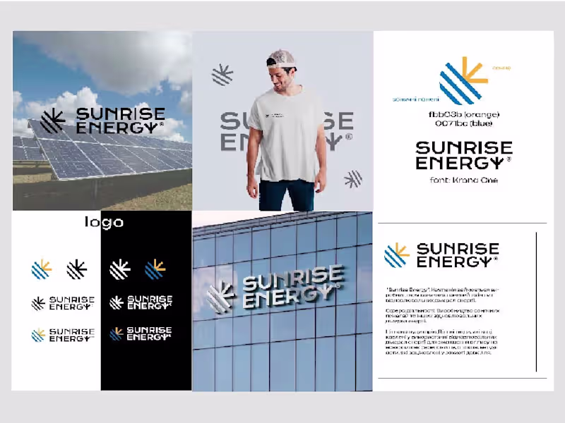 Cover image for Sunrise energy logo design
