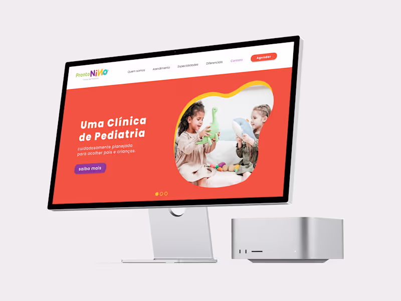 Cover image for UI / Pronto Nino – Landing Page for a Pediatric Clinic