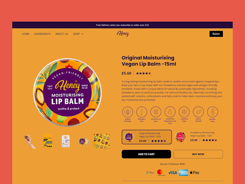 Cover image for OHeney Landing page