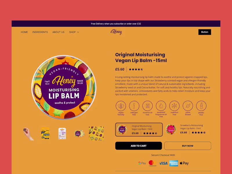 Cover image for OHeney Landing page