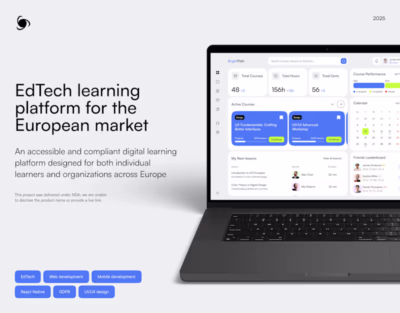 Cover image for GDPR EdTech Learning Platform | Ronas IT