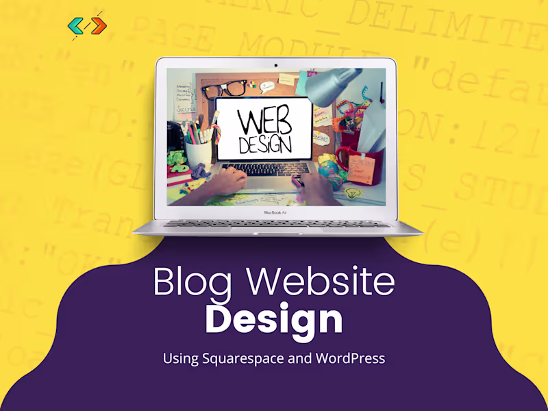 Cover image for Creative Squarespace and WordPress Blog Website Design