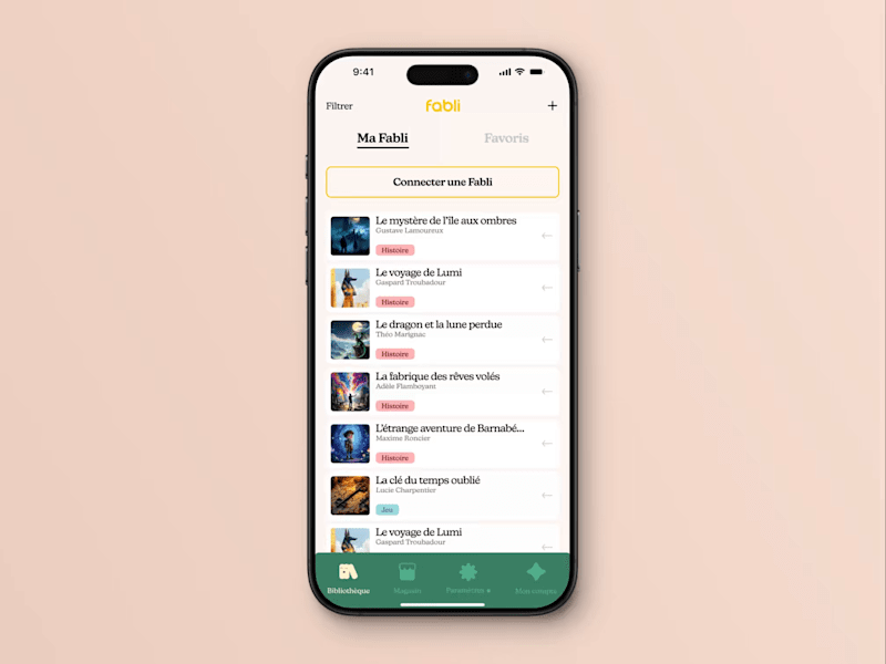 Cover image for Fabli – L’application compagnon de la tablette pour enfant