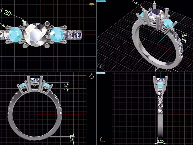 Cover image for 3D Jewelry CAD Design