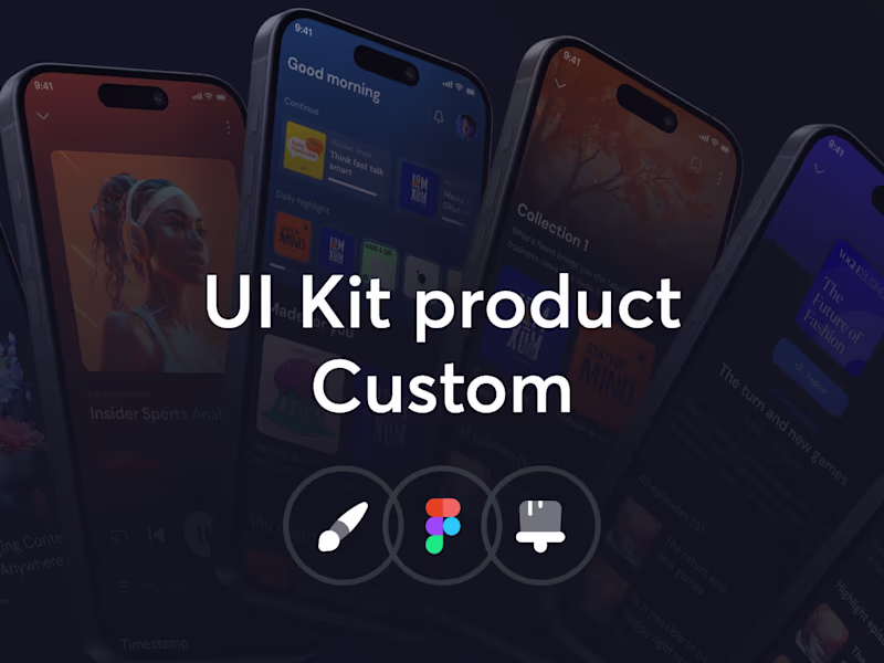 Cover image for UI Kit Design Custom Service
