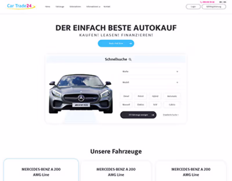 Cover image for Car Trade Website Design and WordPress Development