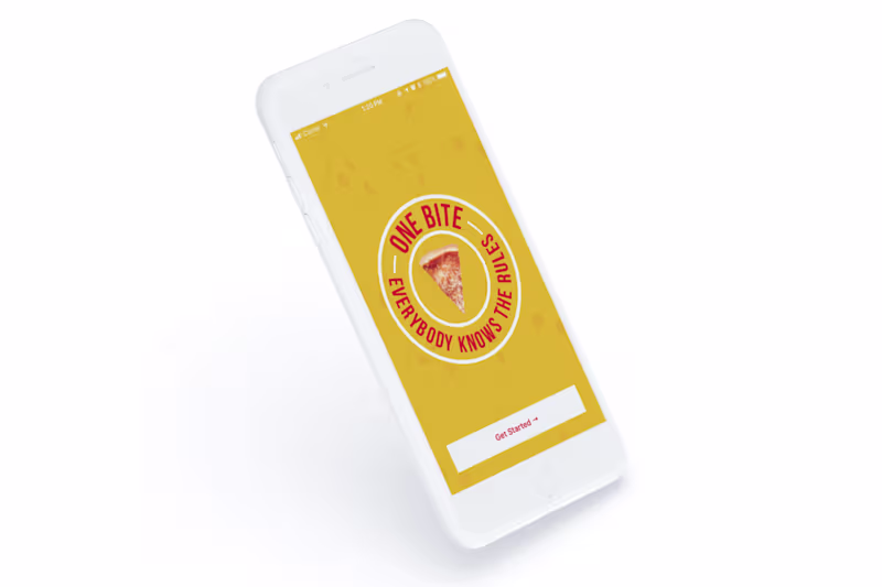 Cover image for One Bite iOS Application