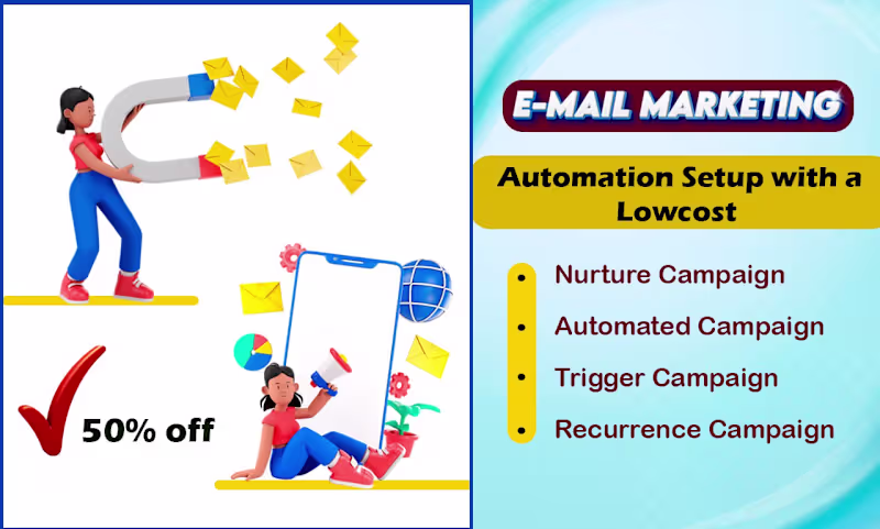 Cover image for Email Automation Setup Start-End with Lowcost