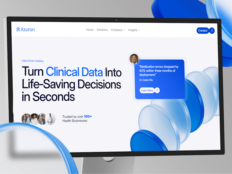 Cover image for Azuron Website Project