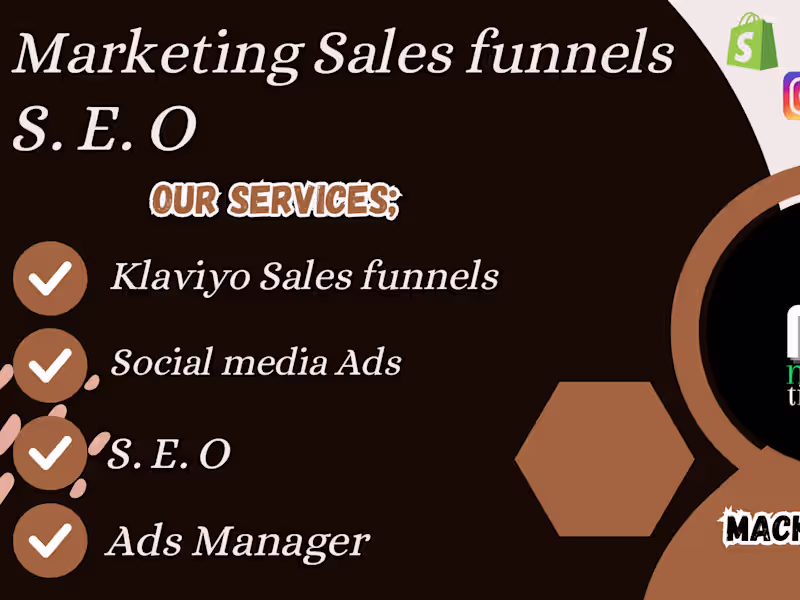 Cover image for Email Marketing, Sales funnels, SEO, Ads Manager
