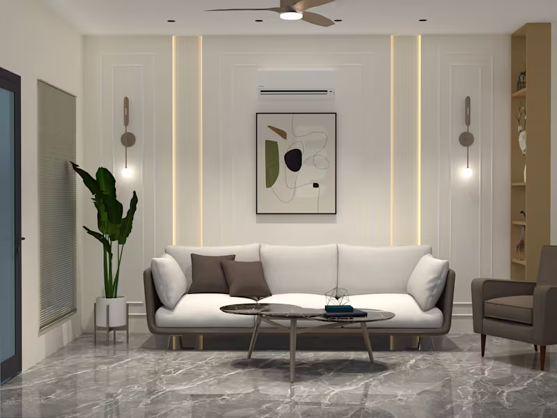 Cover image for Interior design office lobby area