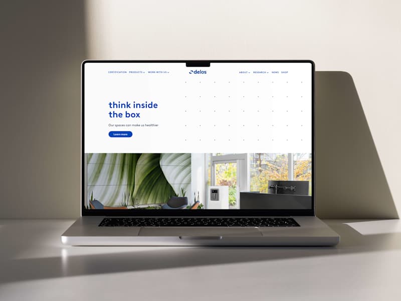 Cover image for Delos Website Transformation